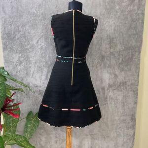 Kate Spade New York Fit & Flare Textured  Blossom Trim Dress women’s size 0